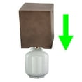 thumbnail image 5 of Clearance! Propane Tank Cover Table, Square Propane Tank Holder Hideaway for 20 lb Propane Tank, Gas Tank Storage Side Table, 5 of 9