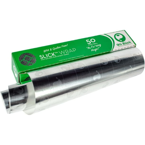 Wrap Foil Backed Parchment Paper 12”x600” Alternative to Martha Wrap or