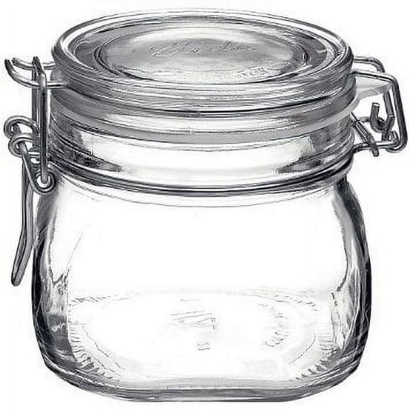 Bormioli Rocco Fido Round Clear Jar, 6.75 Ounce