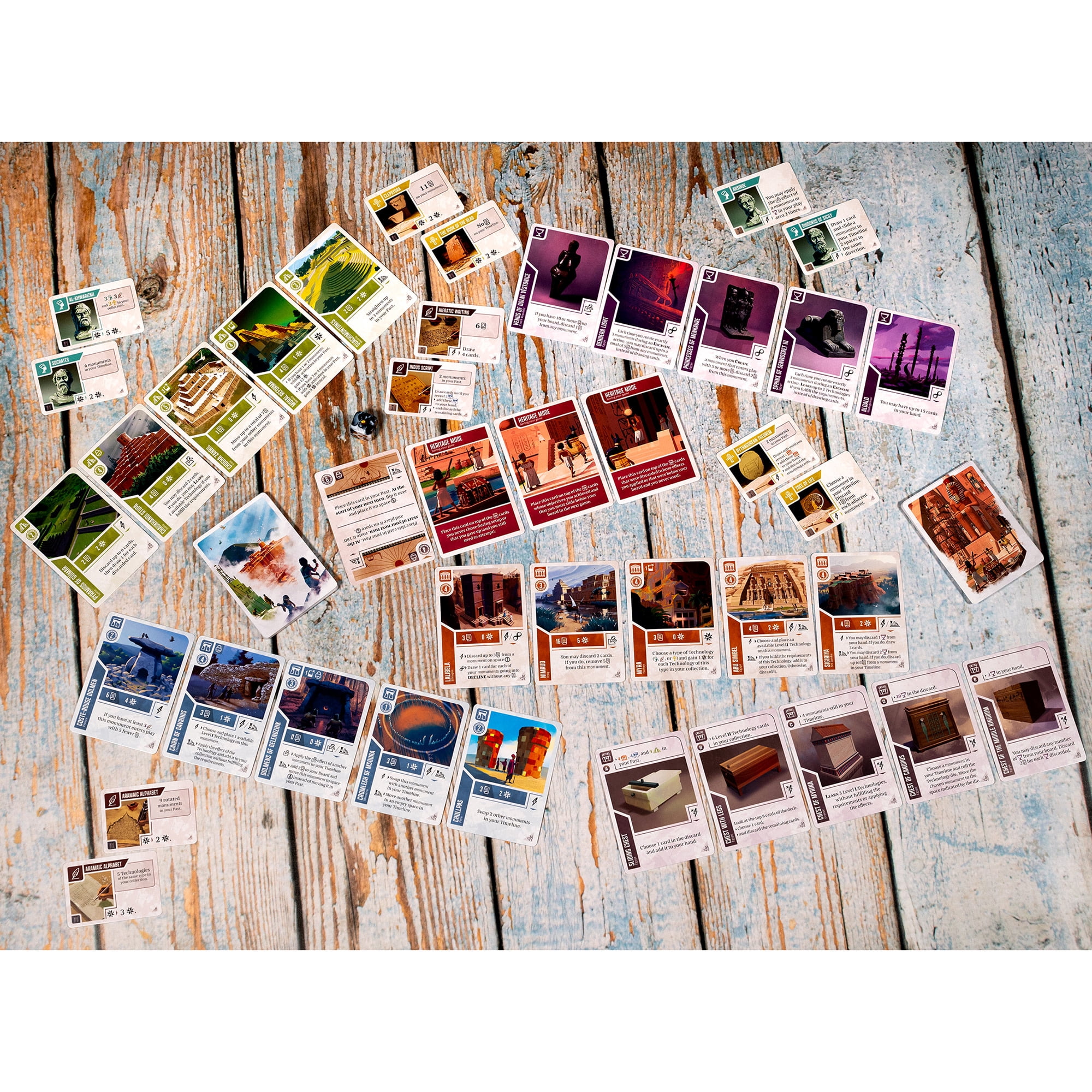IELLO: Ancient Knowledge Heritage - Strategy Card Game Expansion, Tableau Building Board Game, New Cards & Effects, Ages 12+, 1-4 Players, 60 Min
