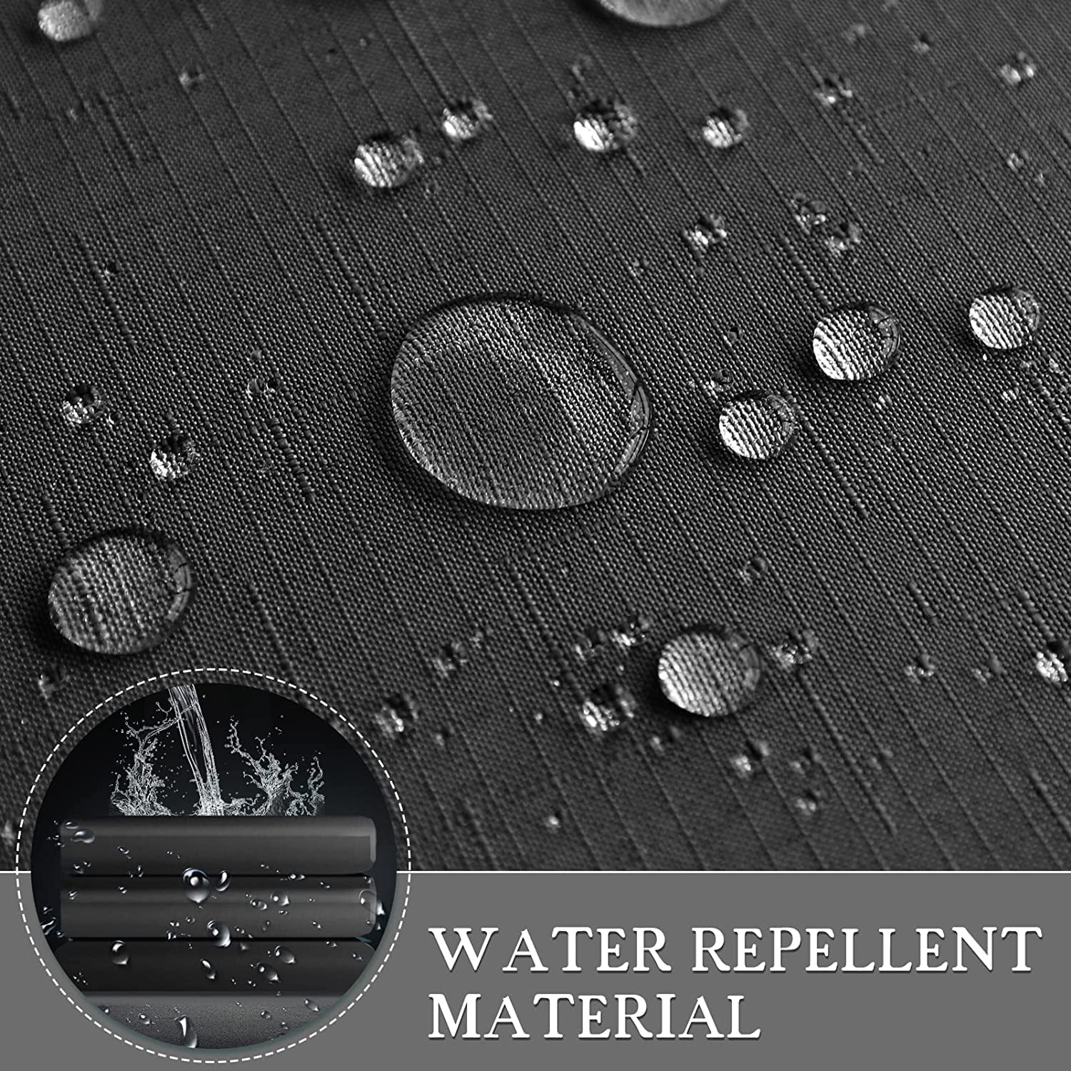 Black Men Shower Curtain 72x84 inch for Bathroom, Extra Long Shower Curtain Black and Gray, Chic Geometric Ombre Cloth Bath Curtains, Waterproof Machine Washable for Men Modern Bathtub