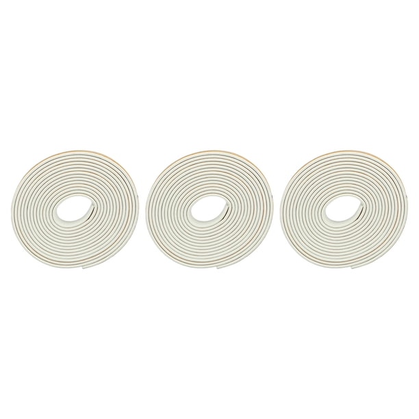 Tira de espuma para sellar puertas, 6 piezas de cinta aislante para sellar puertas con espuma, tira de espuma diseñada meticulosamente