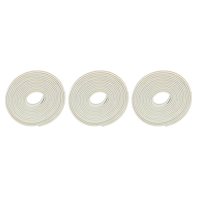 Tira de espuma para sellar puertas, 6 piezas de cinta aislante para sellar puertas con espuma, tira de espuma diseñada meticulosamente