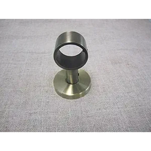 Urbanest Zinc Cast Curtain Rod Bracket – Ceiling or Wall Mount – Fits 1 1/8" Drapery Rod – Heavy Duty Curtain Hardware – Antique Brass - 2 Pieces