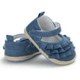 thumbnail image 1 of Newborn Baby Girl Bow Anti-slip Crib Shoes Ruffles Bowknot Shoes, 1 of 6