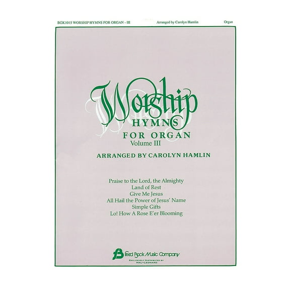 Hal Leonard Worship Hymns For Organ - Volume 3