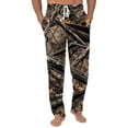 thumbnail image 3 of Havenx Camouflage Pajama Pants for Men Elastic Waist Long Pajama Camo Straight-Fit Pajama Bottoms with Pockets Lightweight Breathable Comfort Lounge Clothes,Light Gray S, 3 of 7