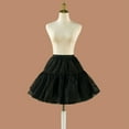 thumbnail image 4 of Yokua Womens 1950s Tutu Tulle Petticoat Double Layer Bubble Puffy Skirt Underskirt, 4 of 15
