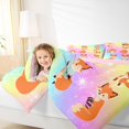thumbnail image 4 of Homewish Cartoon Cute Fox Bedding Comforter Set for Teens, Kawaii Funny Animal Twin Comforter Sets, Bling Stars Print Reversible Bedding Set, Luxury Bedroom Decor, 2-Piece, 4 of 8