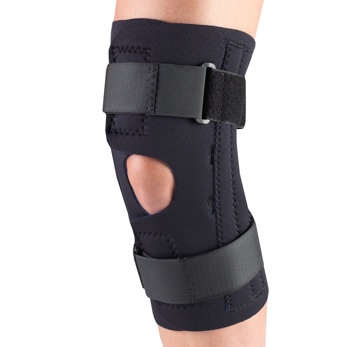 OTC Neoprene Knee Stabilizer Wrap - Spiral Stays, Black, 5X-Large