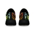 thumbnail image 4 of Skull Flower Shoes Sneakers for Women Men Black Size 5, 4 of 7