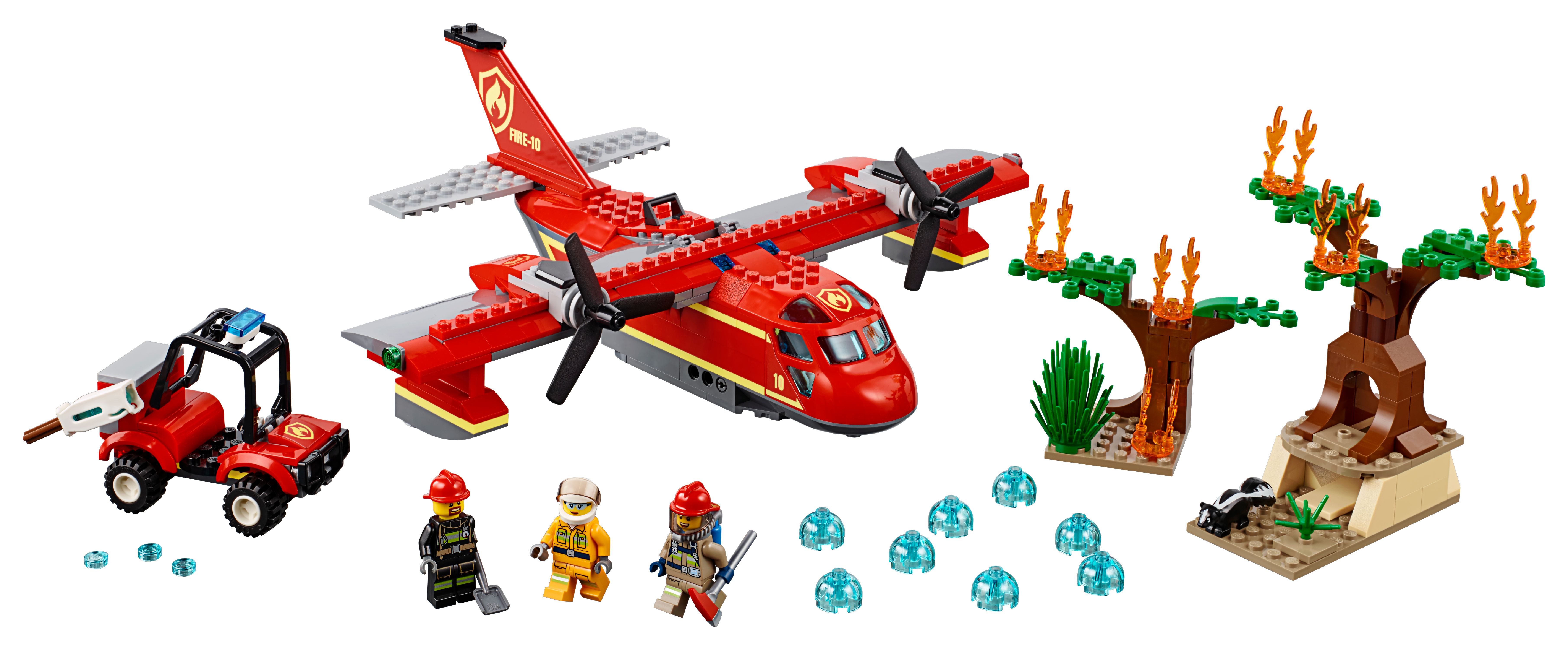 LEGO City Fire Plane 60217 Rescue Plane Building Set - image 3 of 8