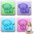 thumbnail image 1 of WWS-Boo Boo Ice Pack for Kids, Elephant Shaped Gel Ice Pack for Injuries, Cute Reusable Cold Compress for Children's Bumps & Bruises, Also Great for Lunch Boxes, 1 of 4