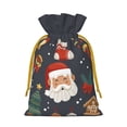 thumbnail image 2 of XMXT Christmas Drawstring Gift Bags, Wrapping Sacks Candy Packing Bag Party Decorations Favor Bags, M, 2 of 8