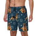 thumbnail image 1 of Fotbe German Shepherd Dog Traje de Baño para Hombre – Shorts de Natación de Secado Rápido con Forro y Bolsillos-Medium, 1 of 6