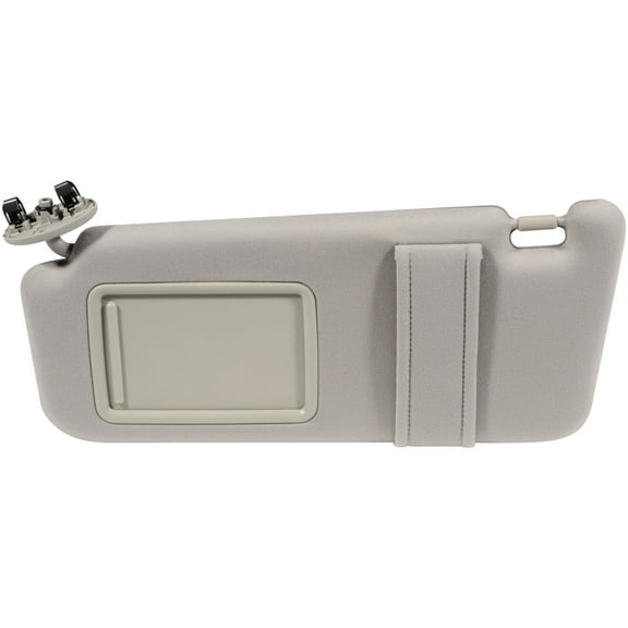 ECCPP Beige Sun Visor, Left Driver Side, for 2006-2011 Toyota Camry, Without Sunroof, Vanity Light