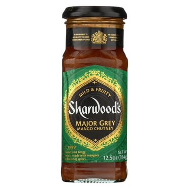Sharwood's Major Grey Mango Chutney 8 Oz Each (3 Items Per Order, Not...