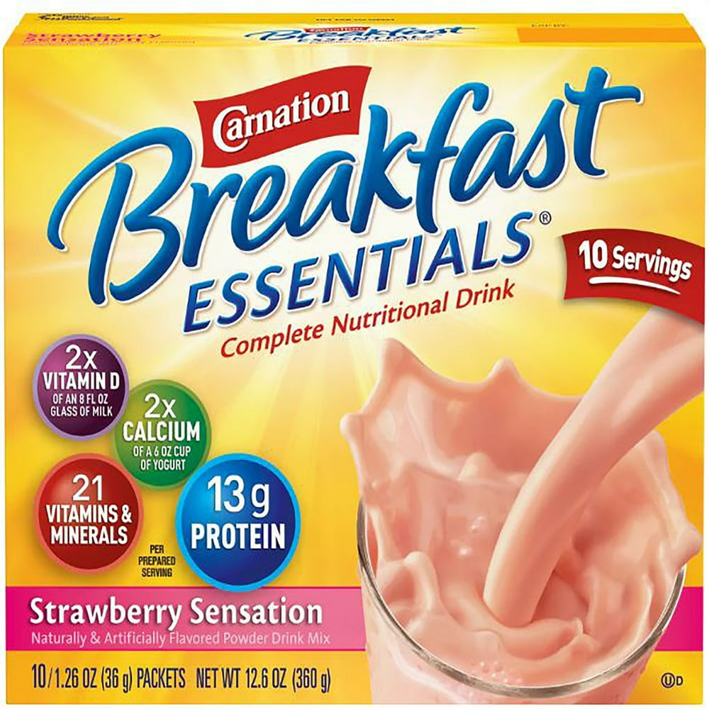 Nestle Carnation Breakfast Essentials Complete Nutritional Drink 36