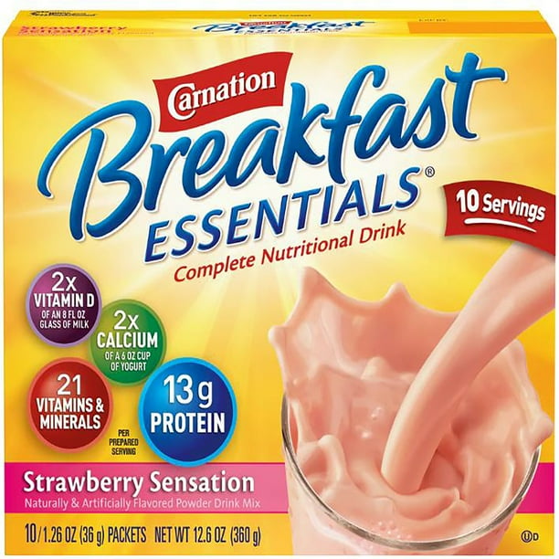 Nestle Carnation Breakfast Essentials Complete Nutritional Drink 36