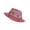 Red, variant on Hippie Mushroom Patch Boho Hippy Rave Trippy Festival Gear Cotton Bucket Hat for Men and Women