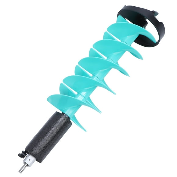 Ice Auger Drill Bit, Ice Auger Bit Floatable 8 Inch for Fishing