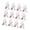 White, variant on Pack of 12 Economical Nylon Protective Gloves for Warehouse Logistics and Labor Intensive Job, Breathable Fabric Preventing Sweat During Prolonged Use
