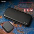 thumbnail image 3 of For Nintendo Switch Carrying Case Cover, OLED Model Console Travel Protective Hard Storage Pouch with Game Card Holder Slot Accessories, Black, 3 of 9