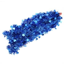 unbranded 10 Pcs Christmas Tinsel Garland Reusable Decoration 176.00X7.50X0.10CM Blue