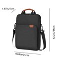 thumbnail image 3 of Lightweight Laptop Bag for 13-15.6 Inch MacBook/HP/Dell, Water-Resistant Sleeve with Shoulder Strap, Multi-Pocket Organizer, Fits Most Notebooks + Accessories, 3 of 6