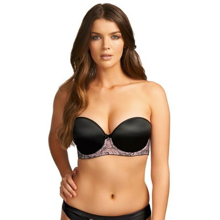 

freya deco darling women s underwire moulded strapless bra 32f ivory
