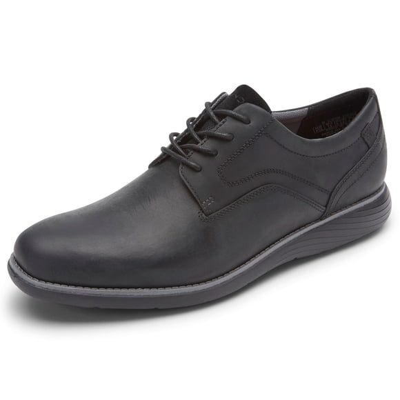 Zapatos Rockport Garett Punta Lisa Negro Espuma de Memoria 12
