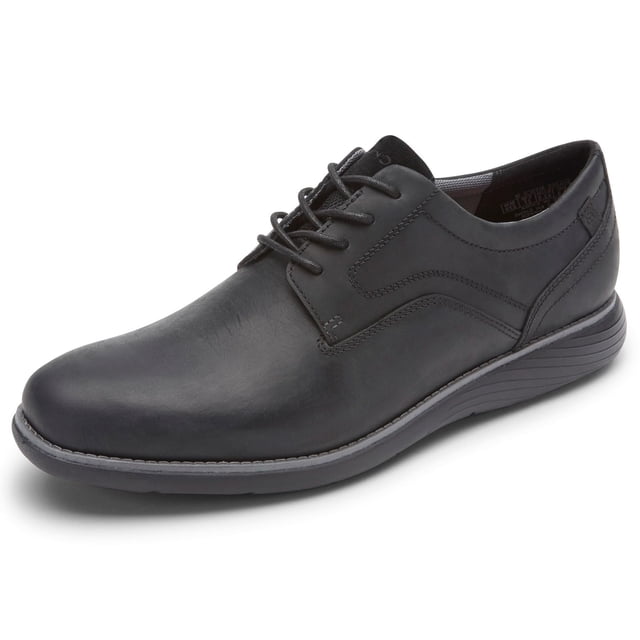 Zapatos Rockport Garett Punta Lisa Negro Espuma de Memoria 12
