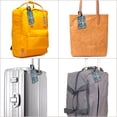 thumbnail image 6 of Luggage Tags for Suitcases, Colorful flowers AA Leather Bag Luggage Tags ID Label Tags Privacy Protection Travel Bag Labels, 6 of 6