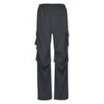 thumbnail image 3 of XIAONU Women's Cargo Sweatpants Wide-Leg Relaxed-Fit Trousers oft Comfort Daily Casual Lounge Bottoms, 3 of 7