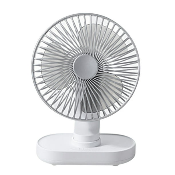 VALINK Mini Fan Portable USB Rechargeable Speed Strong Wind Table Fan Noiseless Desktop Oscillating - Walmart.com