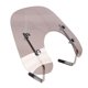 thumbnail image 1 of Pantalla de viento para motocicleta, parabrisas, deflector de viento, reemplazo para primavera 50 125 150, acrílico, acero al carbono, ajuste universal con hardware de montaje, 1 of 7