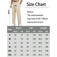 thumbnail image 6 of FEOYA Mens Casual Running Pants Drawstring Elastic Waist Sweatpants Athletic Trousers with Pockets Straight Leg Open Bottom Jogger for Training Jogging Active Workout 3XL, 6 of 6