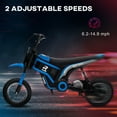 thumbnail image 5 of Aosom RZ56 350W Electric Powered Mini Bike, Multicolor, 5 of 10