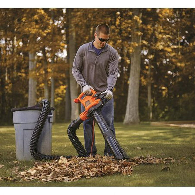  BLACK+DECKER 40V Cordless Leaf Blower Kit, 120 mph Air Speed,  6-Speed Dial, Built-In Scraper, With Collection Bag, Battery and Charger  Included (LSWV36) : Patio, Lawn & Garden