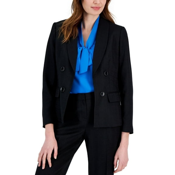 Kasper Women's Shawl Collar Open Front Blouse, 2P