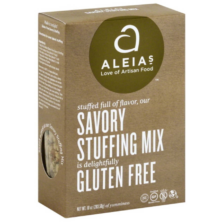 Aleias Gluten Free Savory Stuffing Mix 10 Oz Pack Of 6 Walmart Com Walmart Com