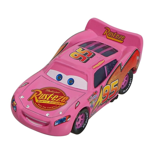 Disney Pixar-coches de Rayo McQueen para niños, juguete de aleación de Metal, Cars 2 3 Mater Jackson Storm 1:55, vehículo fundido a presión