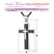 thumbnail image 5 of Cadenas de Triple Cruz SacredGleam01 1Pza Negro Collar Triple Cruz Dije 3x5.3cm Metal. High Monaco MXRMG-001, 5 of 5