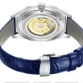 thumbnail image 2 of JUVET Mens Watch 7008A1 Classic Simple Watch Leather Strap Watch for Men, Blue, 2 of 5