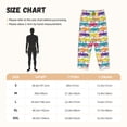 thumbnail image 4 of Lsque Colorful Car Print Women's Pajama Pants, Lounge Pant - Comfortable Home Wear,Elastic Waistband, Stylish Design-Large, 4 of 9