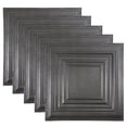 thumbnail image 1 of Great Lakes Tin Detroit Pewter 2ft x 2ft Nail Up Ceiling Tiles (5 Pack), 1 of 1