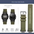 thumbnail image 3 of Correa de nailon modificada adecuada para reloj Casio Small Block DW5600 GW-5000 GW-M5610, pulsera de 16 mm, 3 of 5