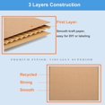 thumbnail image 3 of Brown Corrugated Shipping Boxes 9x6x2" - 25 Pack for Small Business & Mailing, 3 of 6