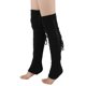 thumbnail image 1 of Medias de lana para calentar los pies, calcetines de otoño e invierno de color liso por encima de la rodilla, calcetines largos con tiras y cordones para mujer, 1 of 6