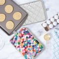 thumbnail image 5 of Yayeee Pot Holders Kitchen Heat Resistant with Pocket 7"x9.8" Cotton Oven Cooking Hot Pads, Blue Colorful Circles, 5 of 7